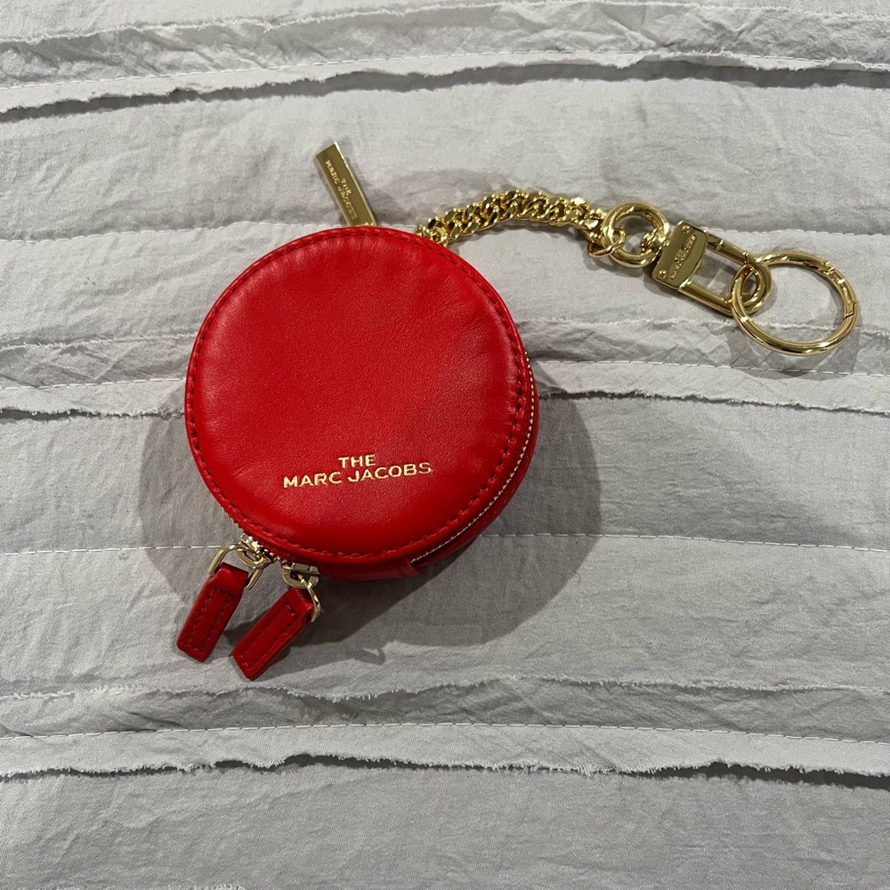 Marc Jacobs Zippered Coin Purse with chain